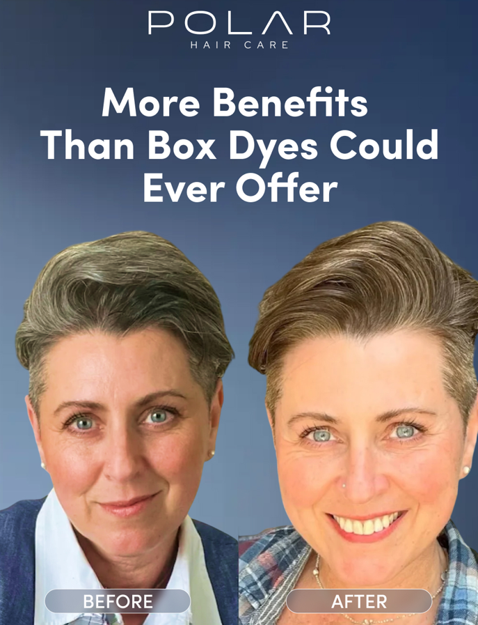 polar haircare before after